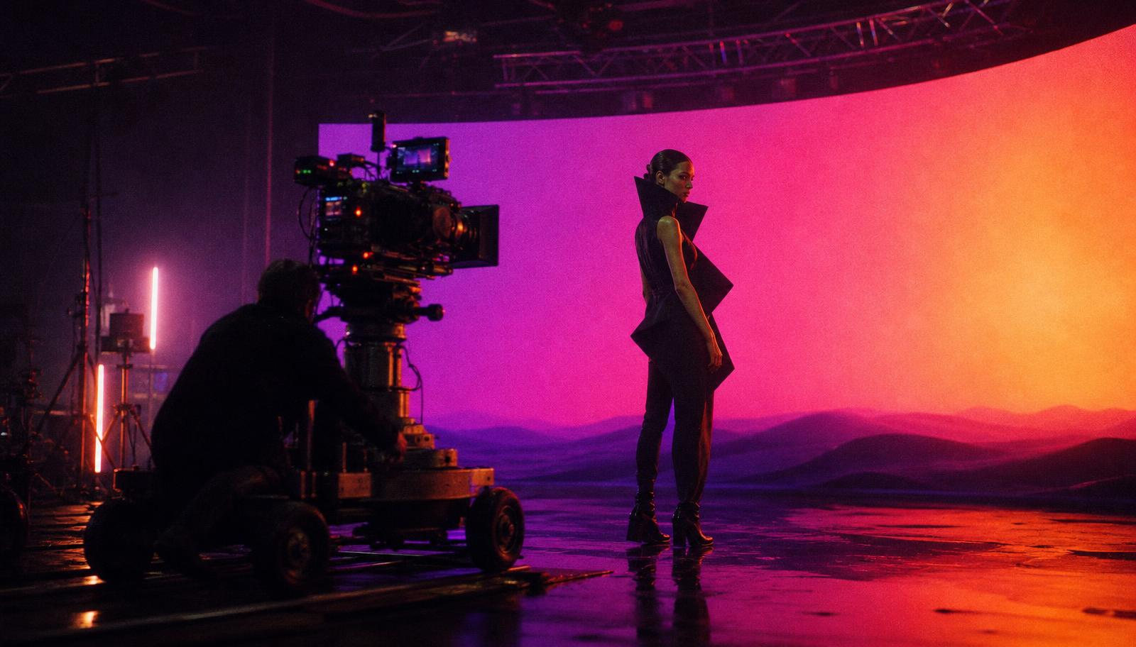 Virtual production stage
